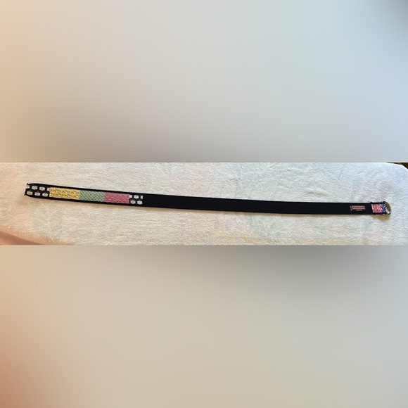 Vineyard Vines 25th Patchwork D-Ring Belt. Size 36 - Picture 4 of 6